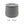 Detailaufnahme des grauen Lampenschirms Drum mit einem Durchmesser von 25 cm. Ideal für eine moderne Wohnatmosphäre.
