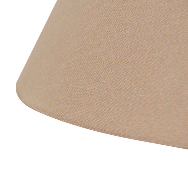 Detailansicht des grauen Lampenschirms Ø40 cm. Perfekt für eine stilvolle Lichtgestaltung in jedem Raum.