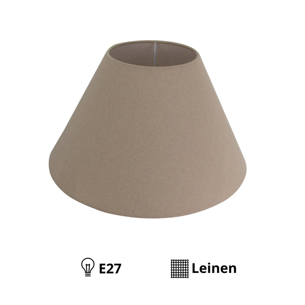 Detailaufnahme des grauen Lampenschirms Top mit modernem Design. Perfekt für stilvolle Akzente in jedem Raum.
