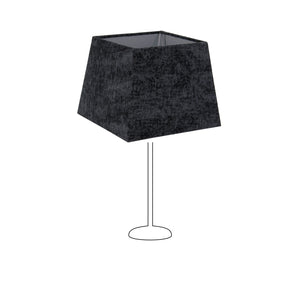 Der graue Lampenschirm Quadrato bringt zeitlose Eleganz in jeden Raum. Ideal für eine behagliche Atmosphäre.