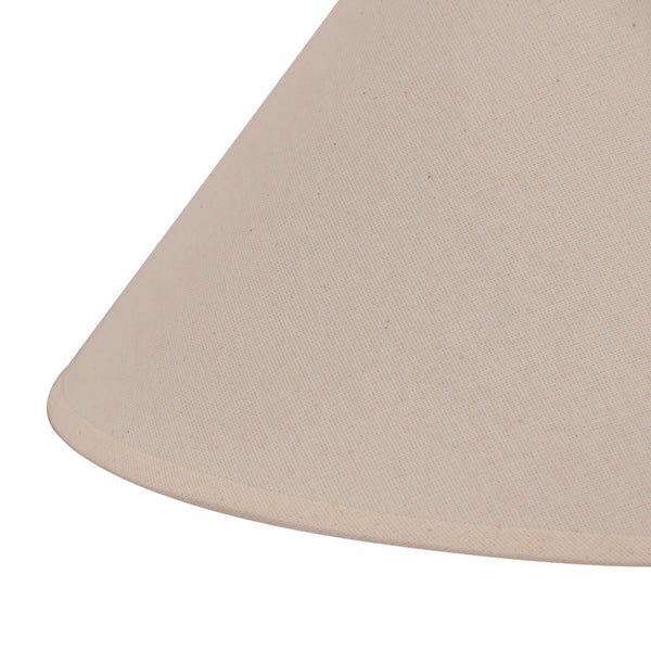Details des natürlichen Lampenschirms mit einem Durchmesser von 25 cm.