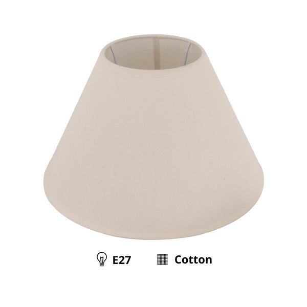 Detailaufnahme des Lampenschirms in natürlichem Design. Perfekt für eine harmonische Beleuchtung in jedem Wohnraum.