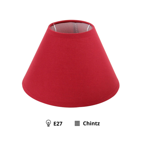 Strahlender roter Lampenschirm von Various mit modernem Design. Ideal für eine lebendige Atmosphäre in jedem Raum.