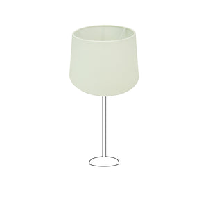 Gemütlicher Lampenschirm in Offwhite schafft eine einladende Atmosphäre.
