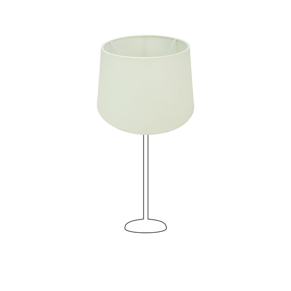 Gemütlicher Lampenschirm in Offwhite schafft eine einladende Atmosphäre.