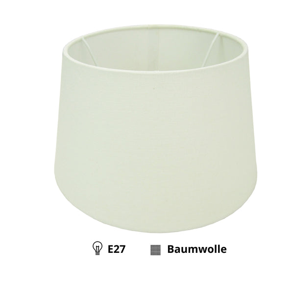 Der offwhite Lampenschirm Drum von Various setzt sanfte Akzente in jedem Raum. Perfekt für eine harmonische Lichtstimmung.