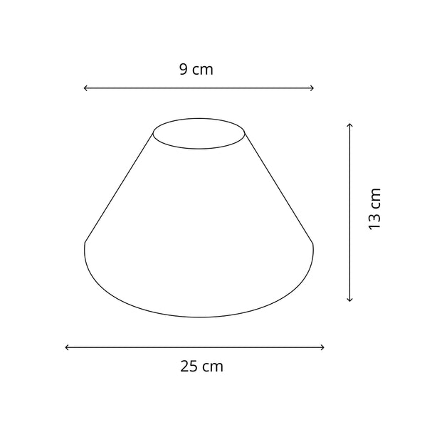 Detailansicht des weißen Lampenschirms von Various mit elegantem Design. Perfekt für eine stilvolle Raumbeleuchtung.