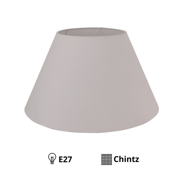 Eleganter lampenschirm in Weiß mit einem Durchmesser von 40 cm. Perfekt für eine helle, einladende Atmosphäre.