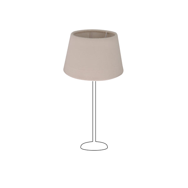 Detailaufnahme des modernen weißen Lampenschirms Drum von Various. Ideal für eine zeitgemäße Raumgestaltung.