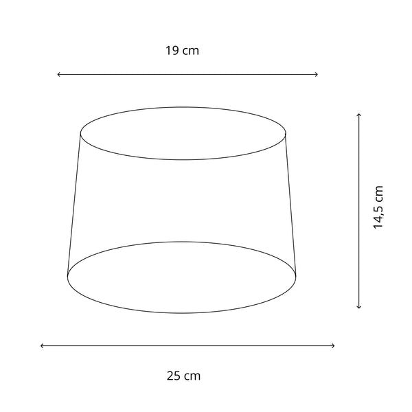 Der schwarze Lampenschirm Drum beeindruckt mit modernem Design. Perfekt für kreative Lichtakzente in Ihrem Zuhause.