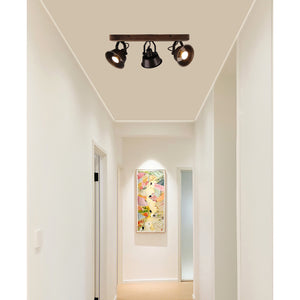 Moderne Deckenleuchte Max in Schwarz für eine ansprechende Atmosphäre. Ideal für den Einsatz im Wohn- oder Essbereich.