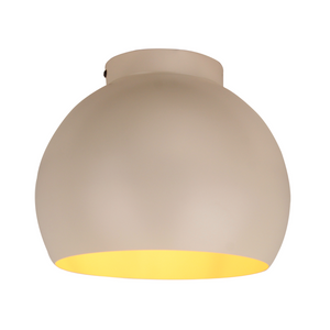 Die cremefarbene Deckenleuchte Sfera vereint modernes Design mit harmonischem Licht. Ideal für stilvolle Wohnräume.