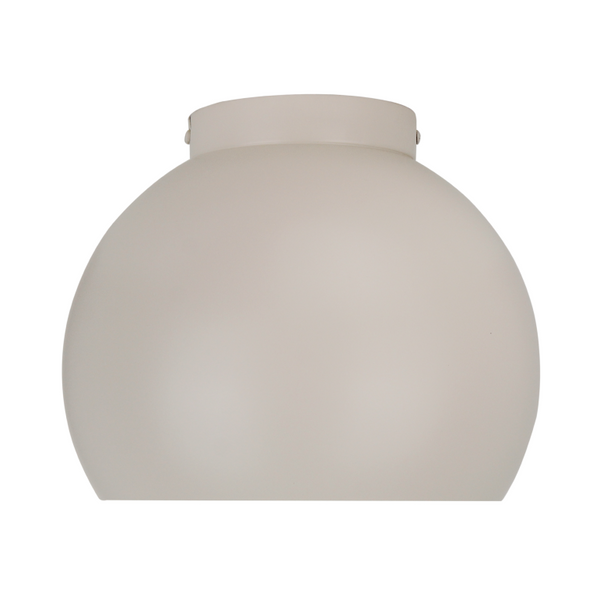 Detailaufnahme der modernen Deckenleuchte Sfera in Creme. Sie verleiht jedem Raum ein warmes, einladendes Licht.