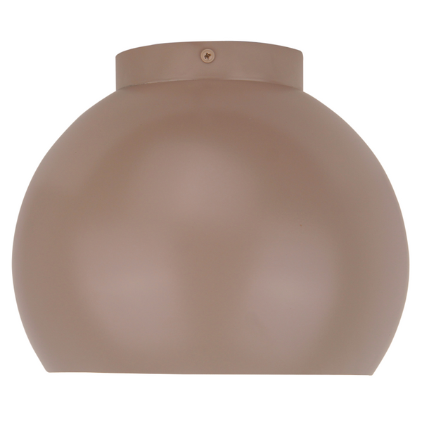 Detailaufnahme der taupefarbenen Sfera Deckenleuchte. Modernes Design, ideal für stilvolle Akzente in jedem Raum.