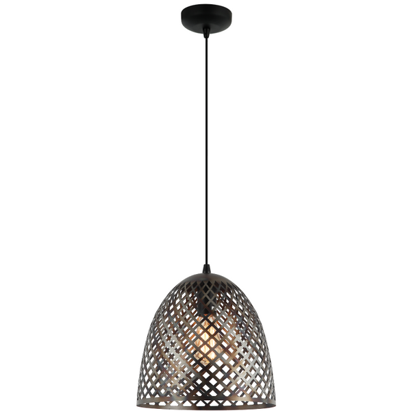 Moderne Pendelleuchte Pavia in Schwarz mit industriellem Flair. Perfekt für eine stilvolle Beleuchtung über Esstischen.