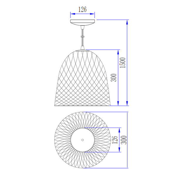 Detailaufnahme der schwarzen Pendelleuchte Pavia mit industriellem Charme. Ideal für ein modernes Ambiente über Esstischen.
