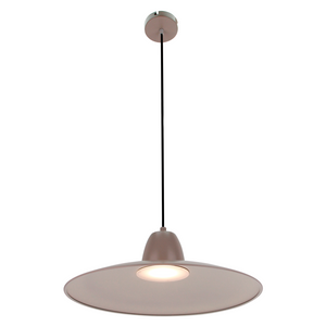Die taupefarbene Pendelleuchte Roma vereint industriellen Charme mit modernem Design. Ideal für gemütliche Essbereiche.