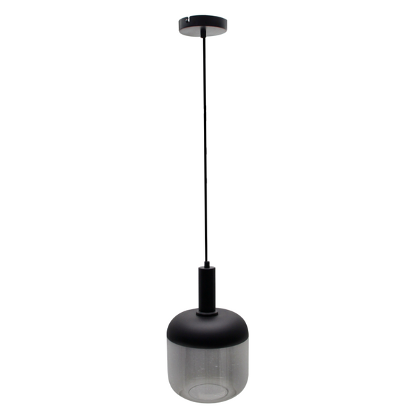 Schwarze Pendelleuchte Specchio opaco mit elegantem Design.