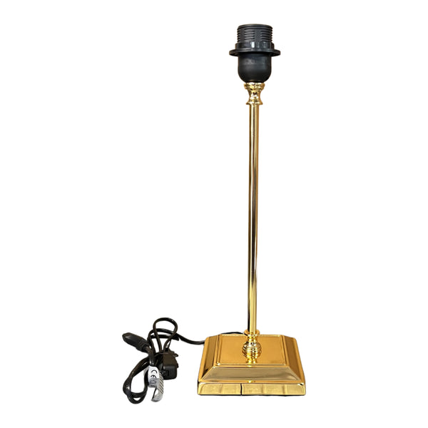 Eleganter Lampenfuß in Gold mit klassischem Design. Perfekt für stilvolle Tisch- oder Stehlampen in jedem Wohnraum.