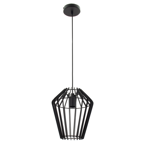 Detailansicht der schwarzen Tavola Pendelleuchte von Chericoni. Ihr modernes Design setzt stilvolle Akzente in jedem Raum.