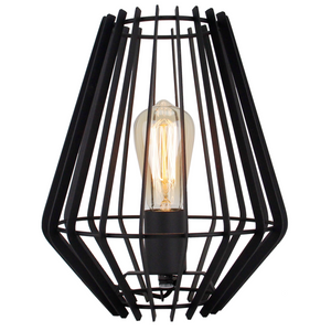 Die schwarze Tischleuchte Tavola bringt industrialen Charme in Ihr Zuhause. Ideal für stimmungsvolle Akzente im Wohnzimmer.
