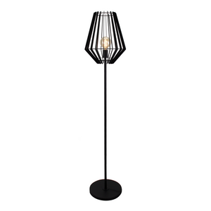 Moderne Stehleuchte Tavola in elegantem Schwarz mit 160 cm Höhe. Perfekt für stilvolle Akzente im Wohnraum.