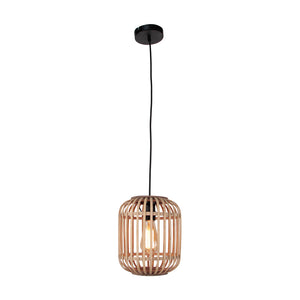 Beige Pendelleuchte der Serie Woven mit modernem Flair. Sie bringt Gemütlichkeit und Stil in jeden Wohnbereich.
