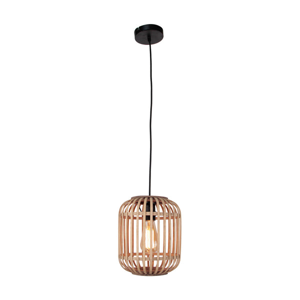 Beige Pendelleuchte der Serie Woven mit modernem Flair. Sie bringt Gemütlichkeit und Stil in jeden Wohnbereich.