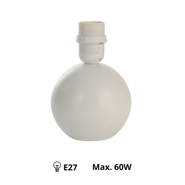 Eleganter Lampenfuß in Weiß mit 15 cm Höhe. Ideal für moderne Tischlampen und vielseitig einsetzbar.