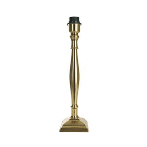 Eleganter Lampenfuß aus Messing mit einer Höhe von 39,5 cm. Ideal für individuelle Lichtakzente in jedem Wohnraum.