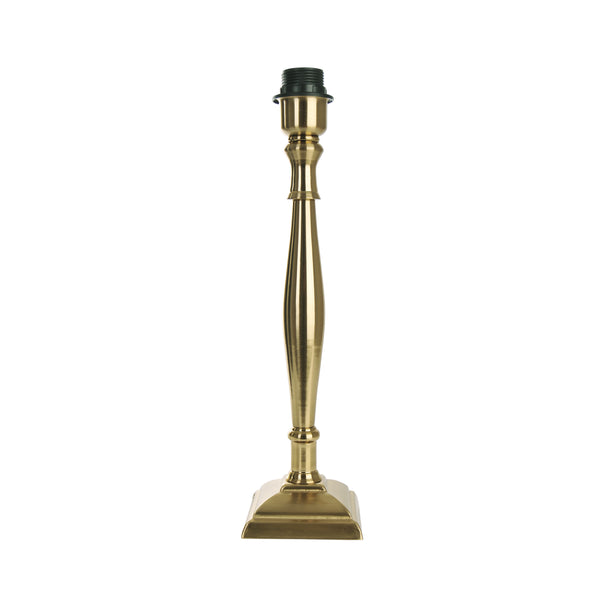 Eleganter Lampenfuß aus Messing mit einer Höhe von 39,5 cm. Ideal für individuelle Lichtakzente in jedem Wohnraum.