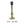 Detailaufnahme des eleganten Lampenfußes in Messing, 26 cm hoch. Verleiht jedem Raum eine edle Note und Stabilität.