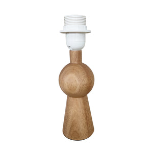 Natürlicher Lampenfuß aus Holz mit einer Höhe von 21,5 cm. Perfekt für individuelle Lichtgestaltungen in jedem Raum.
