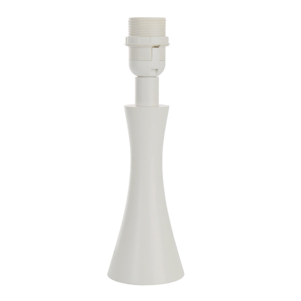 Der skandinavische Lampenfuß in strahlendem Weiß verleiht jedem Raum eine moderne Note. Ideal für individuelle Lampen.