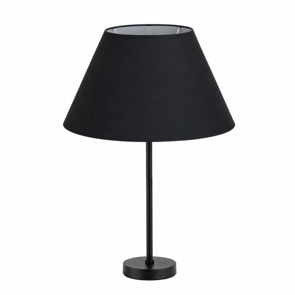 Eleganter schwarzfarbiger Lampenschirm aus Chintz, ideal für moderne Einrichtungen.