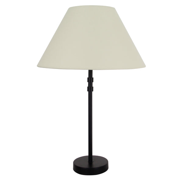 Sanfte Beleuchtung in Creme. Dieser Lampenschirm verleiht jedem Raum eine warme und einladende Atmosphäre.