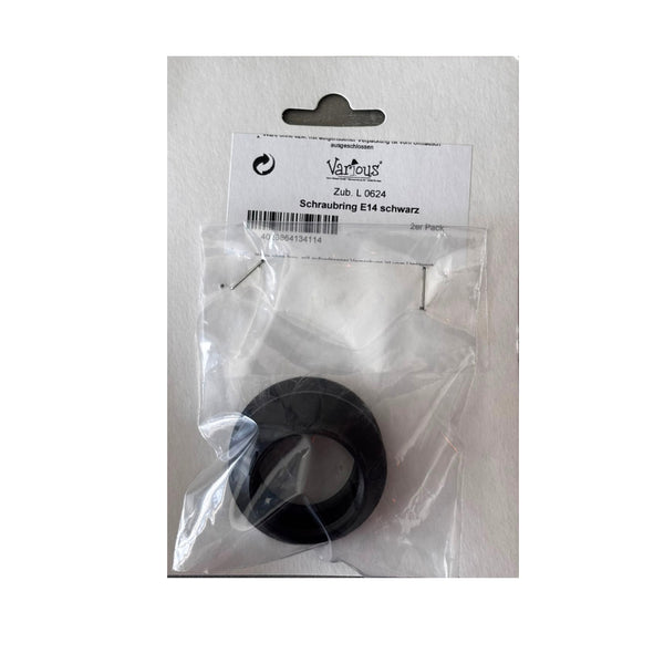 Schwarze Zub.-Leuchte mit modernem Design. Ideal für gemütliche Abende und stimmungsvolle Beleuchtung.