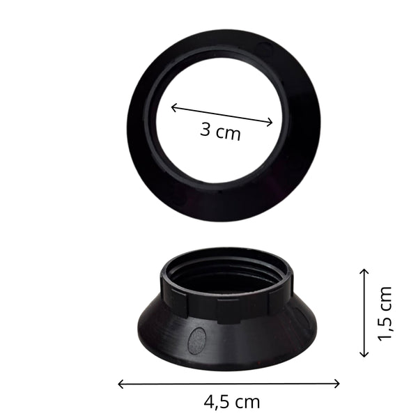 Die schwarze Zub. Leuchte präsentiert sich in modernem Design. Sie setzt edle Akzente in jedem Wohnraum.